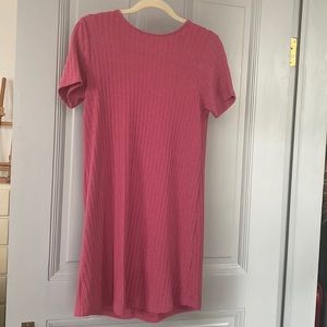 Abercrombie & Fitch Pink Knit Mini Dress